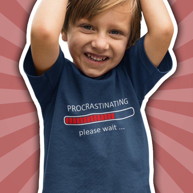 T-shirt Chemise de jeu pour enfants | Procrastination Veui (Créateur téléchargé)