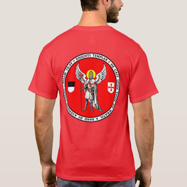 T-shirt Chemise de joint d'ange gardien de Templar de (Dos)