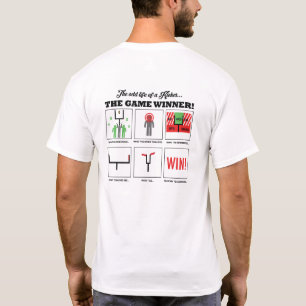 T-shirt Chemise de joueur de but de champ