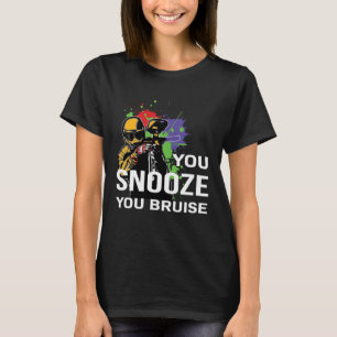 T-shirt Chemise de joueur de paintball You Snooze You Brui