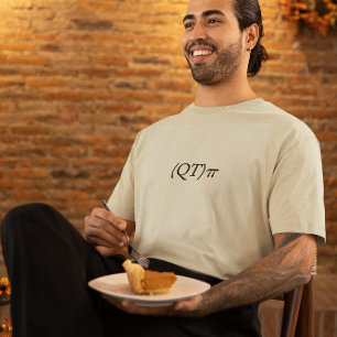 T-shirt Chemise de jour de l'équation pi de tarte de Cuti