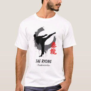 T-shirt Chemise de kick T Tae Ryong Taekwondo Classic