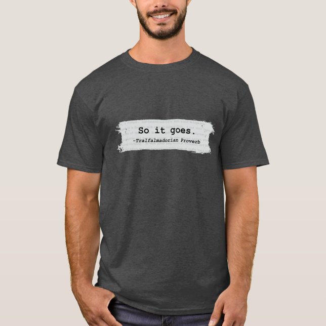 T-shirt Chemise de Kurt Vonnegut Tralfalmadorian (Devant)