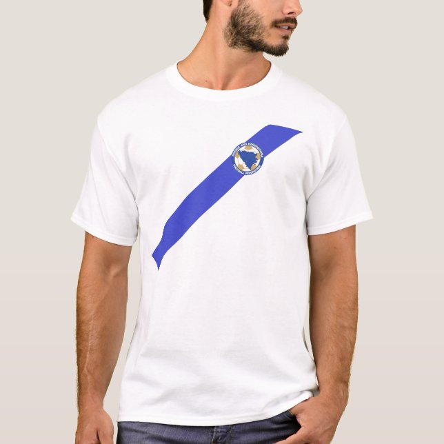 T-shirt Chemise de la Bosnie Jersey, plaine (Devant)
