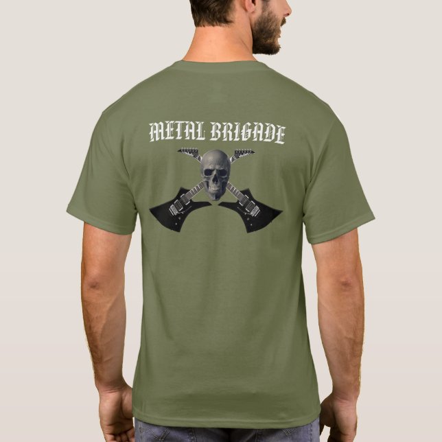 T-shirt Chemise de la brigade en métal de Jackson Kelly (Dos)