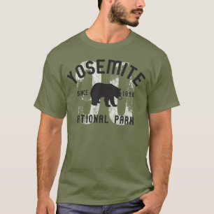 T-shirt Chemise de la Californie d'ours noir de parc
