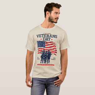T-shirt chemise de la fête des vétérans usa mémorial 2025