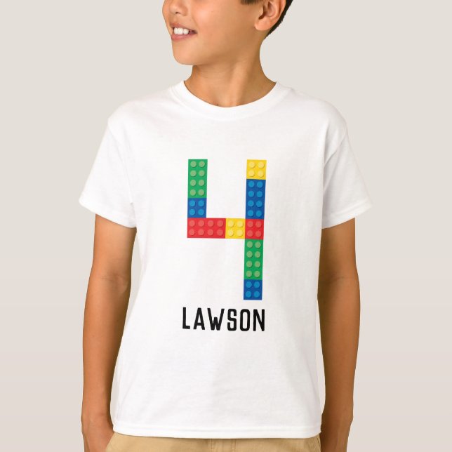 T-shirt Chemise de la Fête du Bâtiment pour le 4e annivers (Devant)