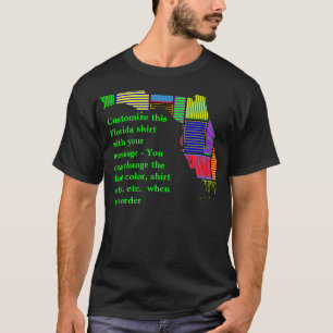 T-shirt Chemise de la Floride - coutume avec l'élection o