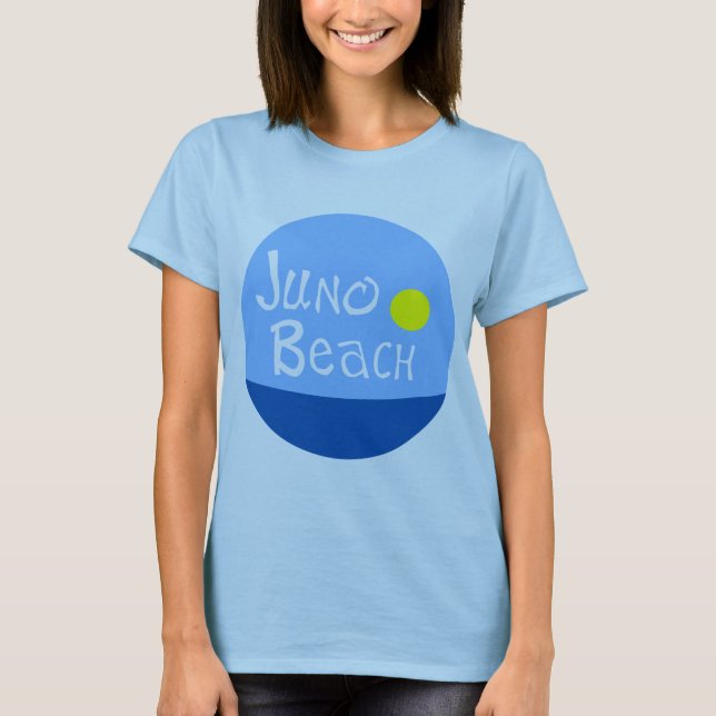 T-shirt Chemise de la Floride de plage de Juno (Devant)