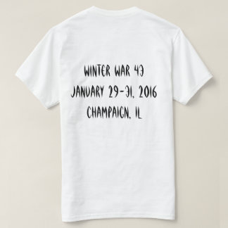 T-shirt Chemise de la guerre 43 d'hiver