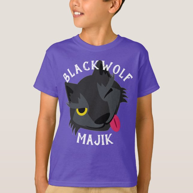 T-shirt Chemise de la jeunesse Blackwolf Majik ! (Devant)