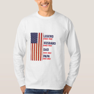 T-shirt Chemise de la légende américaine Timeline Tee