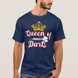 T-shirt Chemise de la Ligue Dart de la Reine des fléchett