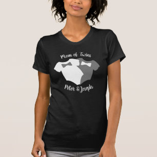 T-shirt Chemise De La Mère Des Jumeaux Boys