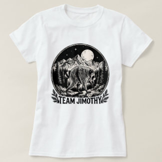 T-shirt Chemise de la nature vintage Raton Laveur Équipe J