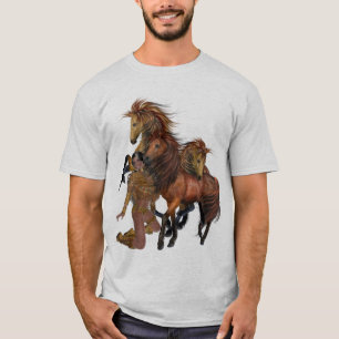 T-shirt Chemise de la princesse et des étalons amérindiens