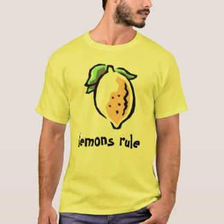 T-shirt Chemise de la règle du citron