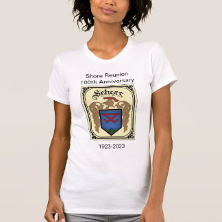 T-shirt Chemise de la Réunion de Schorr Crest (femme)