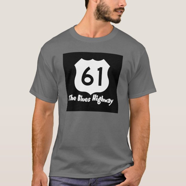 T-shirt Chemise de la route 61 (Devant)