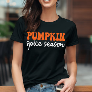 T-shirt Chemise de la saison de la citrouille épicée, cade