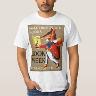T-shirt Chemise de la semaine du livre de 1950 enfants