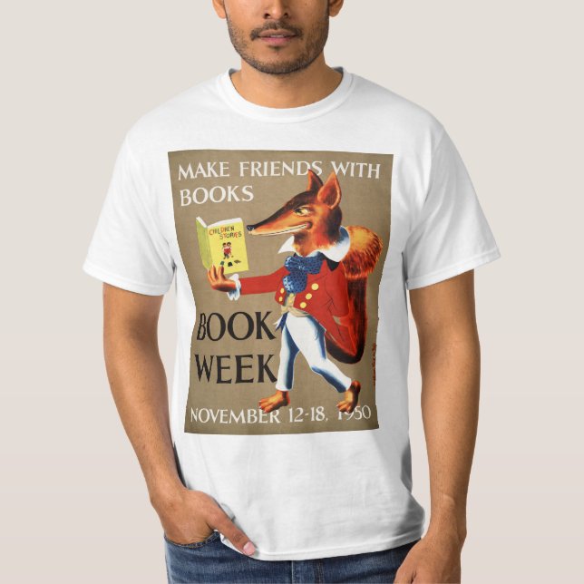 T-shirt Chemise de la semaine du livre de 1950 enfants (Devant)