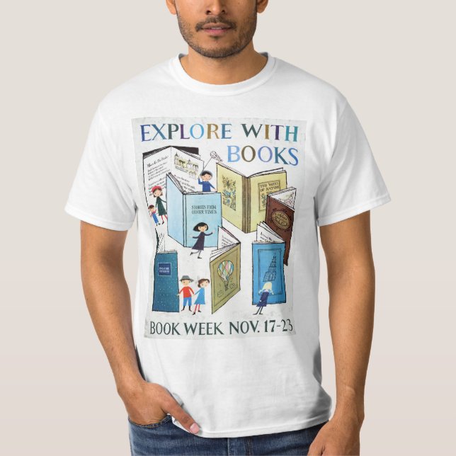 T-shirt Chemise de la semaine du livre de 1957 enfants (Devant)