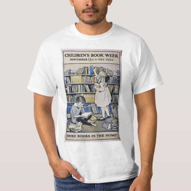 T-shirt Chemise de la semaine du livre pour enfants 1921 (Devant)