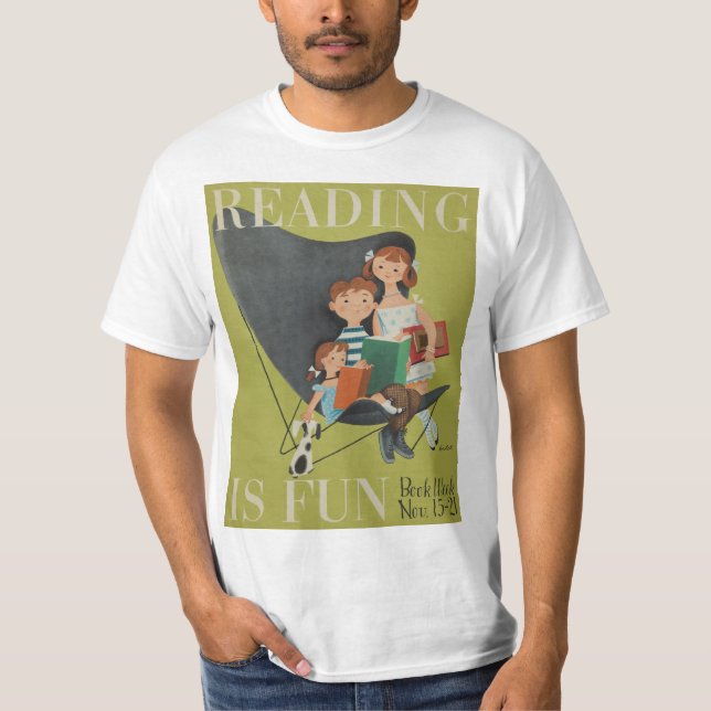 T-shirt Chemise de la semaine du livre pour enfants 1953 (Devant)