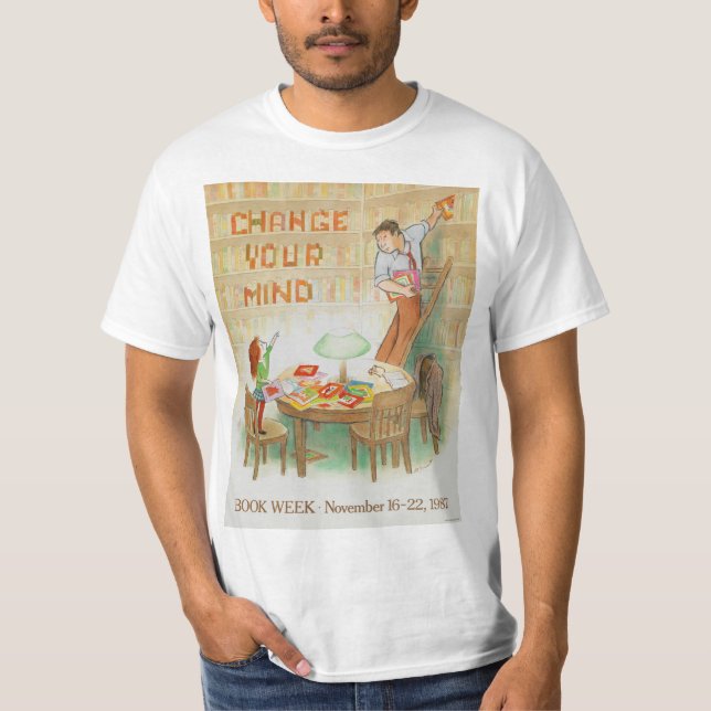 T-shirt Chemise de la semaine du livre pour enfants 1987 (Devant)