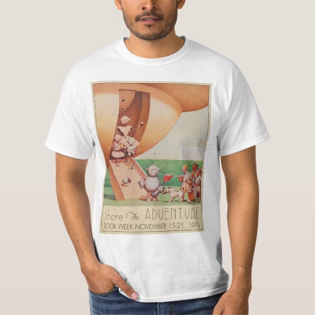 T-shirt Chemise de la semaine du livre pour enfants 1993 (Devant)