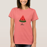 Chemise de la tranche T de pastèque personnalisée