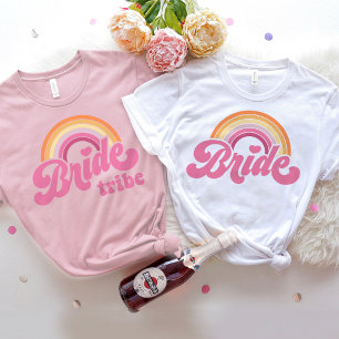 T-shirt Chemise de la tribu de la mariée, tee-shirt rétro