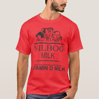 T-shirt Chemise de lait de NILBOG (édition rouge spéciale