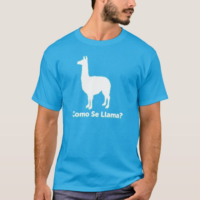 T-shirt Chemise de lama de Se de Como (Devant)