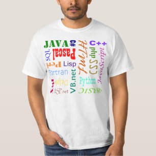 T-shirt Chemise de langage de programmation