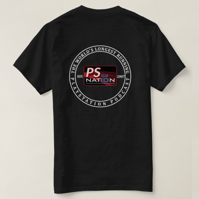 T-shirt Chemise de l'année 10 de nation de picoseconde (Design dos)