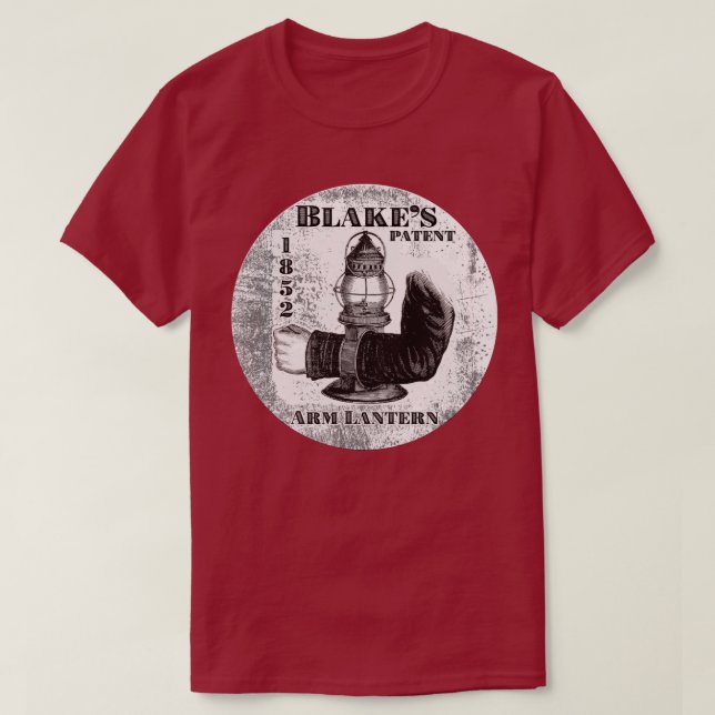 T-shirt Chemise de lanterne de bras de brevet de Blakes (Design devant)