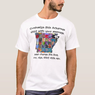 T-shirt Chemise de l'Arkansas - coutume avec l'élection ou