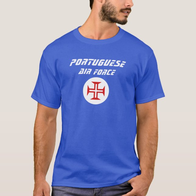 T-shirt Chemise de l'armée de l'air portugaise (Devant)