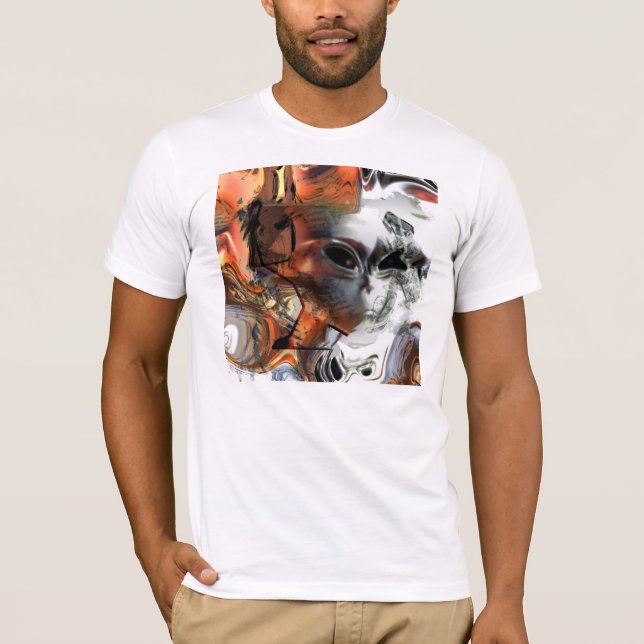 T-shirt Chemise de l'art des hommes "étrangers" (Devant)