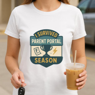 T-shirt Chemise de l'école de parents amusants; Parent Por