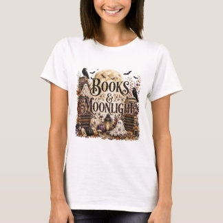 T-shirt Chemise de lecture automnale confortable Livres &