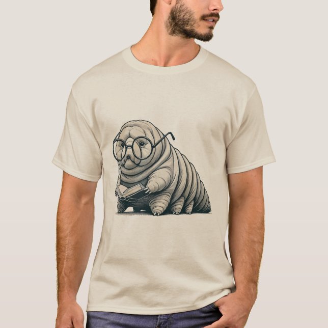 T-shirt Chemise de lecture Tardigrade - Design unique pour (Devant)