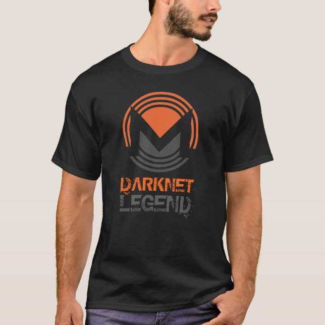 T-shirt Chemise de légende de Monero "Darknet" - (version (Devant)