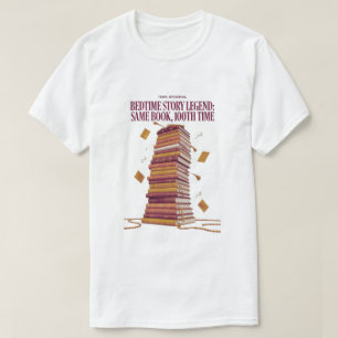 T-shirt Chemise de légende d'histoire du coucher, même liv