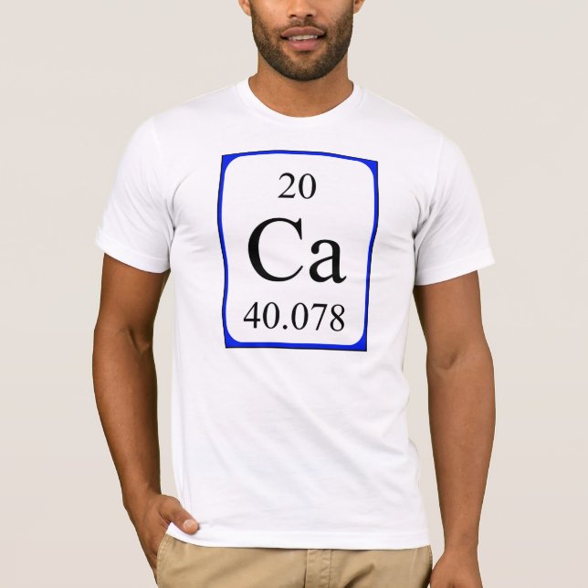 T-shirt Chemise de l'élément 20 - blanc de calcium (Devant)