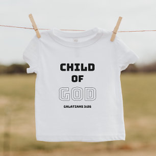 T-shirt Chemise de l'enfant de Dieu Christian Kid