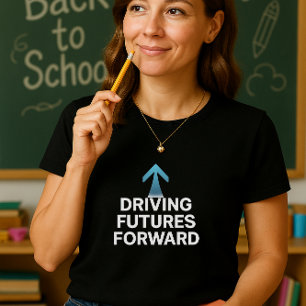 T-shirt Chemise de l'enseignant pour l'avenir; Éducateur